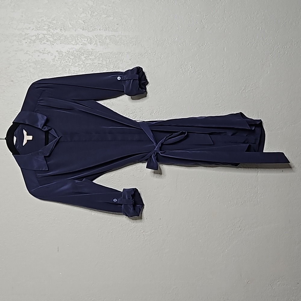 Banana Republic Navy Shirt Dress 0